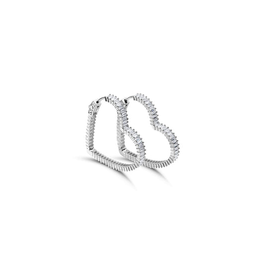Love Me Not Hoop Earring