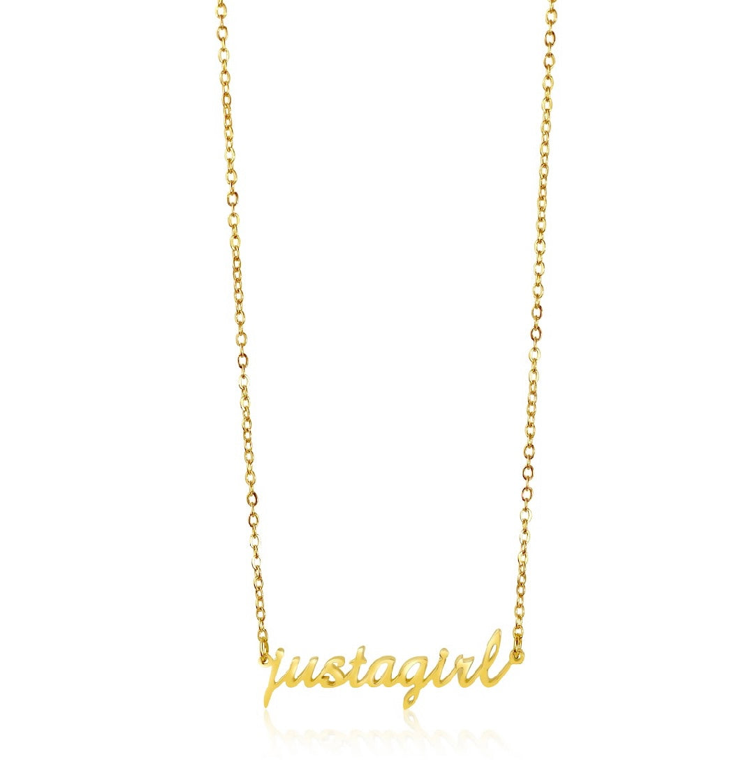 Just a Girl Necklace