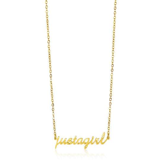 Just a Girl Necklace